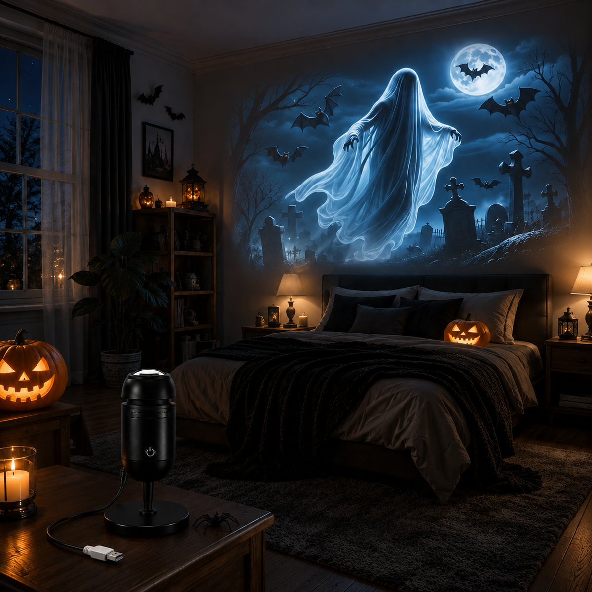 Miniproyector de Halloween
