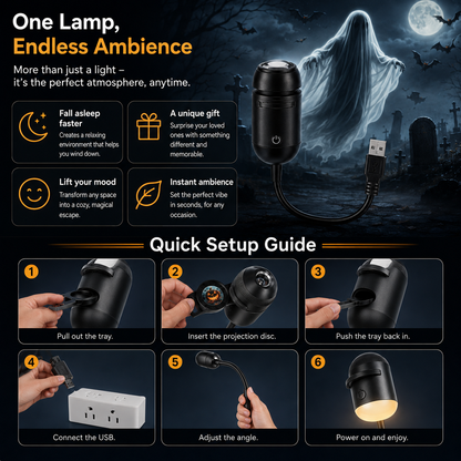 Miniproyector de Halloween