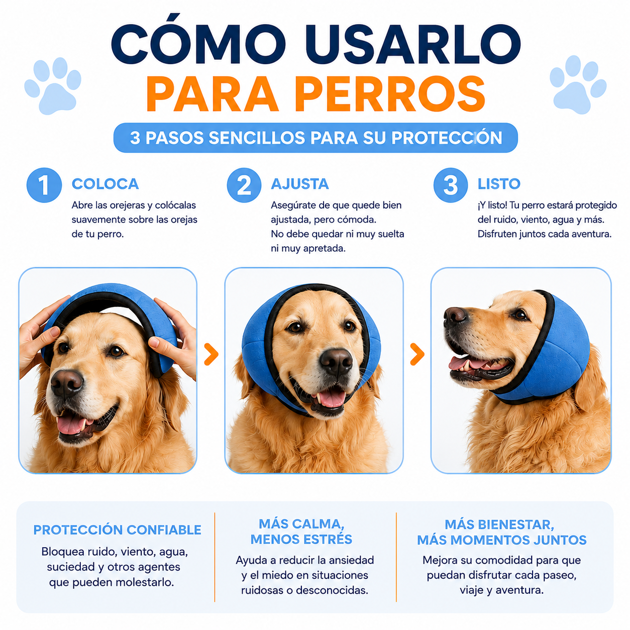Orejeras de Protección para Perros