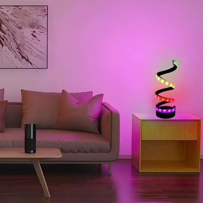 Lámpara Espiral Arcoíris